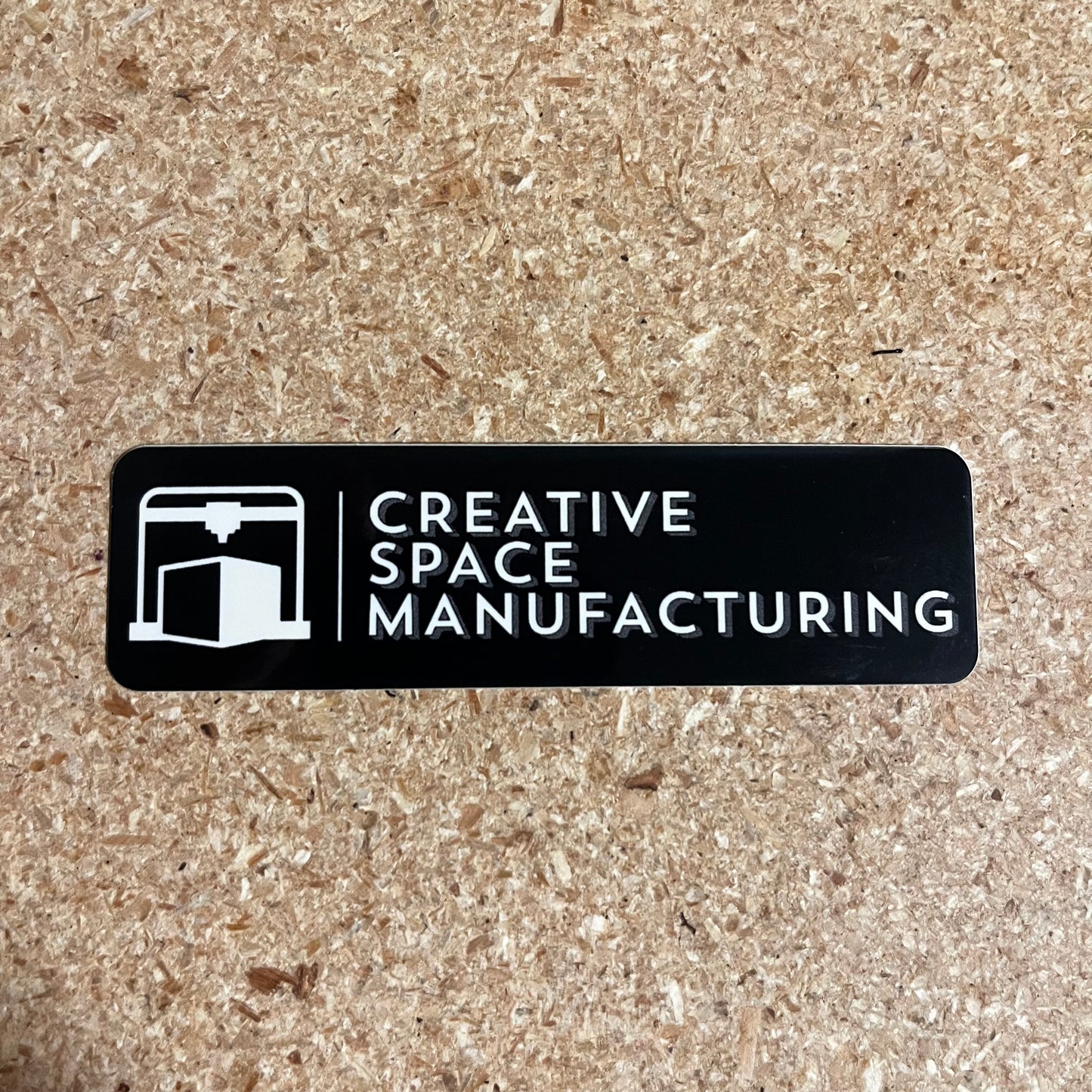 Sticker | 1" x 3.5" | Creative Space Manufacturing